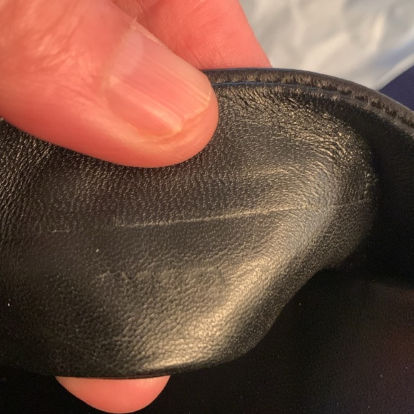 Prada Black Leather Monogram Sandals Size 8 Excellent Condition - Picture 14 of 15